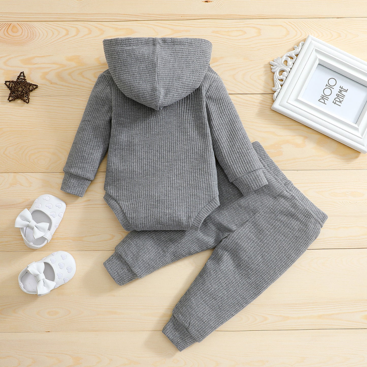4 Colors Baby Outfits Solid Sets Infant Toddler Newborn Girls Boys Autumn Winter Baby Girl Boy Long Sleeve Romper Pants