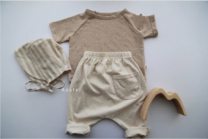 Children's clothing spring and summer boys and girls all match casual stripes comfortable pants baby trousers