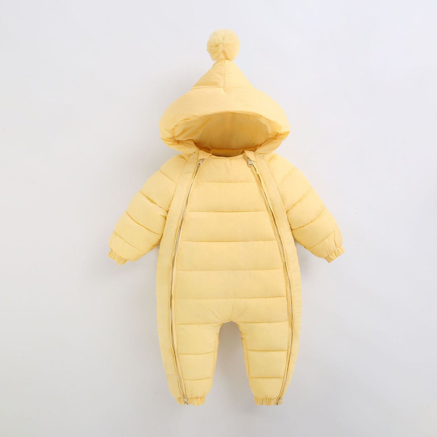 Baby jumpsuit, thickened in winter, baby's outdoor clothes, newborn cotton crawling clothes, autumn and winter toddler clothes