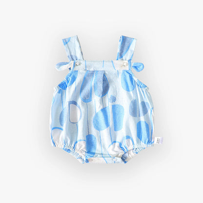 Baby Sling Bag Fart Clothes Baby Summer Thin Section Female Baby Suspender One-Piece Clothes Princess Summer Clothes Triangle Rompers
