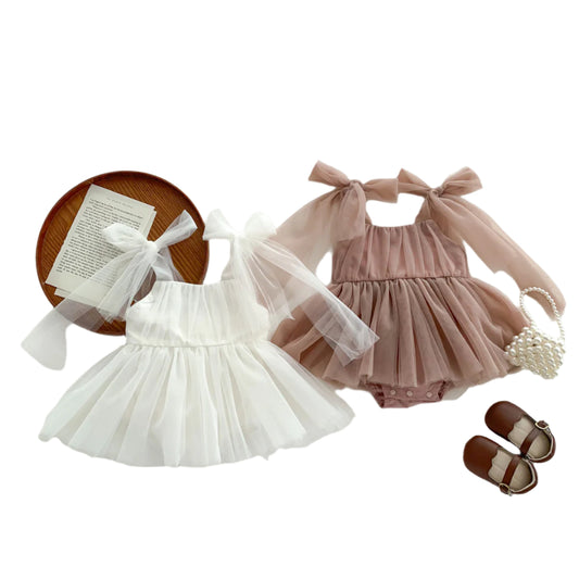 Baby Girl Outfit Set – Summer & Mid-Season Skirt (0–12 Months)